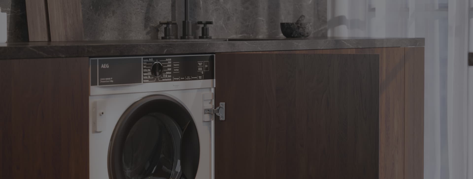 Baltos spalvos, 8 kg talpos skalbimo mašina tinkanti virtuvei